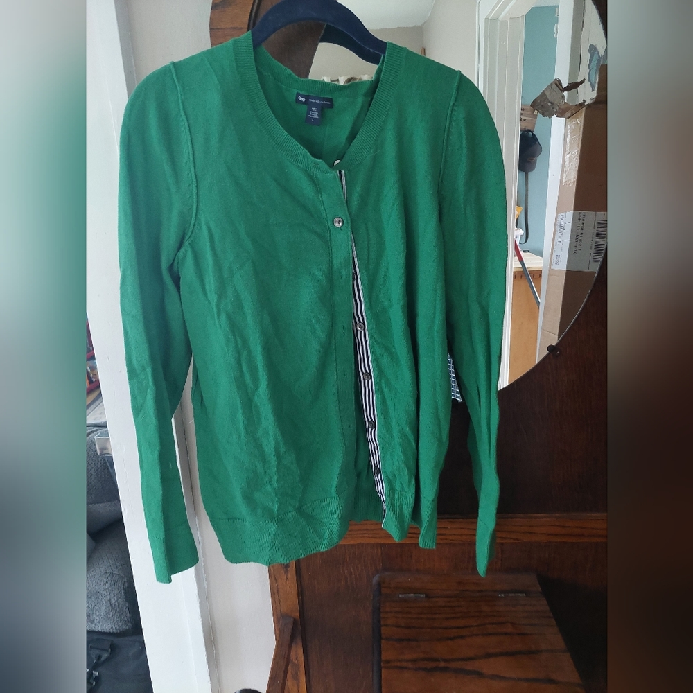 Gap L Womens GreenCardigan